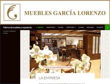 Tablet Screenshot of mueblesgarcialorenzo.com